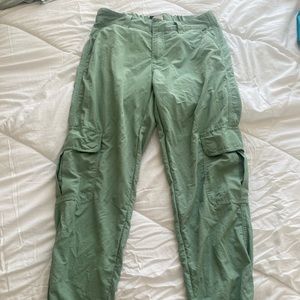 Green cargo pants